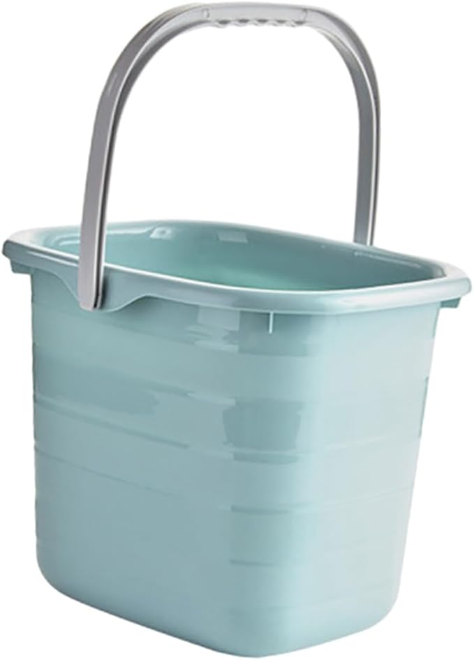 Beaupretty Portable Plastic Water Bucket with Handle Household Utility Pail for Gardening Laundry and Farm Use Resistant Container with Smooth Surface for Easy Cleaning