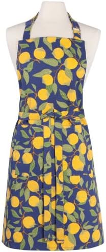 Now Designs Cotton Chef's Kitchen Apron, Lemon