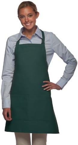 DayStar Apparel Bib Apron with Center Divided Pocket - Style #212