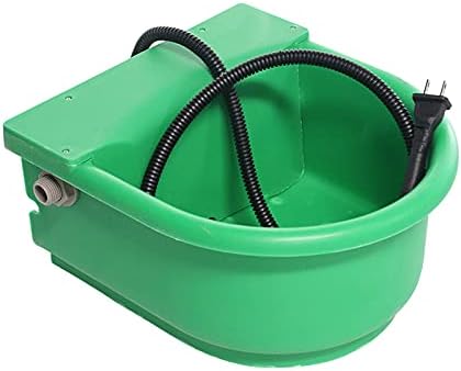 Automatic Heated Dog Bowl 1.3 Gallon Outdoor Thermal Water Trough for Pet Livestock Cattle Sheep and Horse Drinker