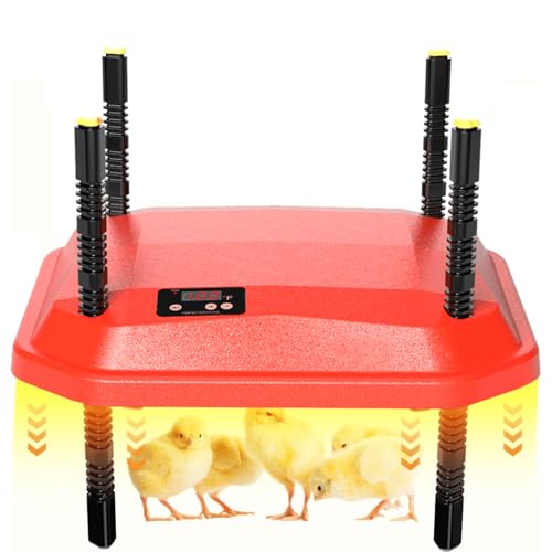 Chick Brooder Heating Plate, Brooder Heater for Chicks - Red, Polyester by JELSVOP