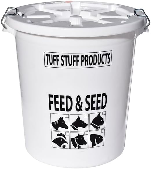 12 gal & 50 lbs Hd Feed & Seed Storage with Locking Lid