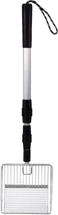 Chicken Coop Rake - Stretchable Cleaning Tool, Poop Shovel for Debris Removal | Coop Accessories Kit, Poop Separator for Sand Bedding, Rake with Easy Cleanup Use
