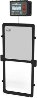 Manna Pro Harris Farms Automatic Chicken Coop Door, Auto Chicken Door for Backyard Coops, Battery Operated, Weather-Resistant, Easy Install Automatic Coop Door