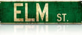 Vintage Halloween Road Sign Metal Tin Sign - 4''x16'' - Water-proof, Dust-proof Wall Art for Home, Restaurant, Bar, Cafe, Garage Decor