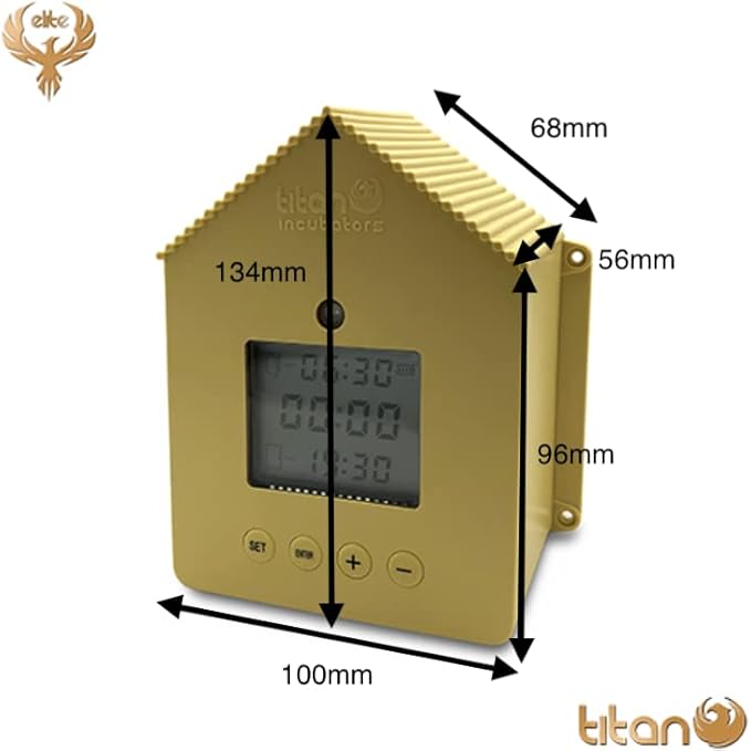 Automatic Chicken Door/Automatic Chicken Coop Door Opener with Light Sensor and Timer - Elite