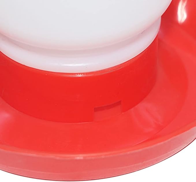 Chick Feeder and Waterer Set, 1L Baby Chicken Waterer Feeder, Baby Chicken Starter Kit, Hanging Poultry Drinker Quail Feeder, Small Coop Water Dispenser for Chickens, Turkeys, Ducks (Medium Feeder)