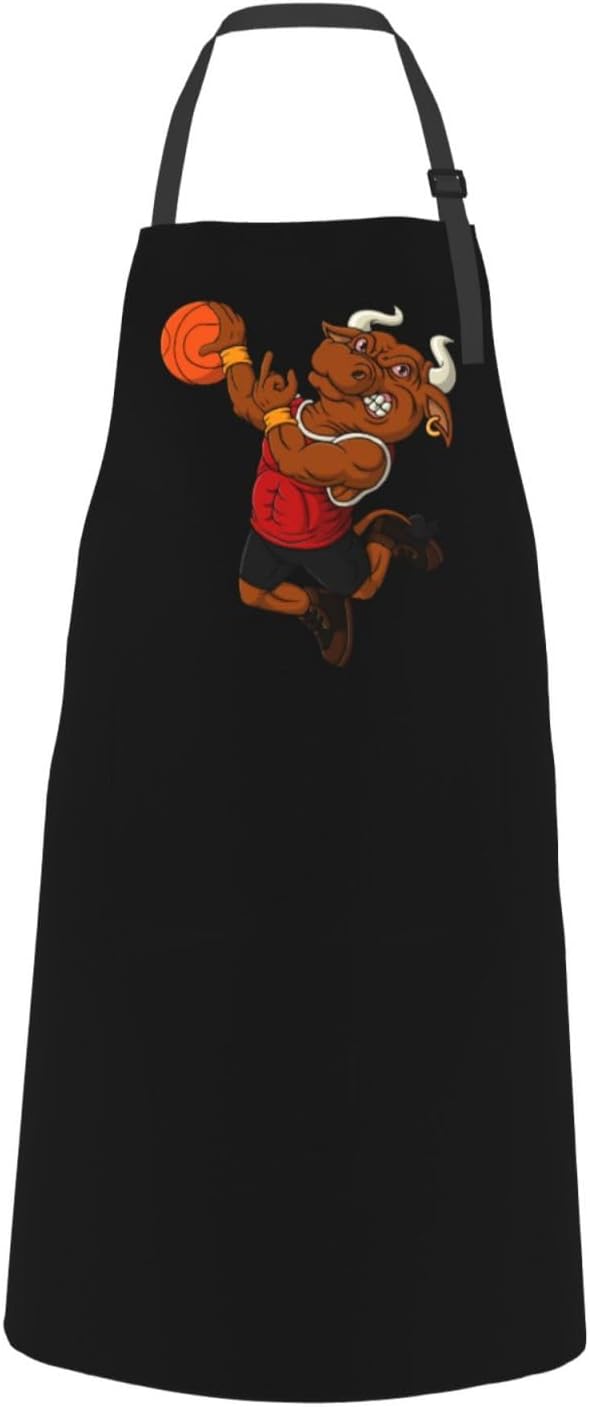 Strong Cattle Aprons With Pockets Men Women Waterproof Adjustable Bib Apron Kitchen Gardening Salon Aprons For Cooking