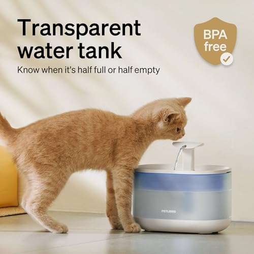 PETLIBRO Cat Water Fountain, 71fl oz/2.1L Ultra Quiet Pet Water Fountain for Cats Inside - Capsule Fountain, Purple - Image 4