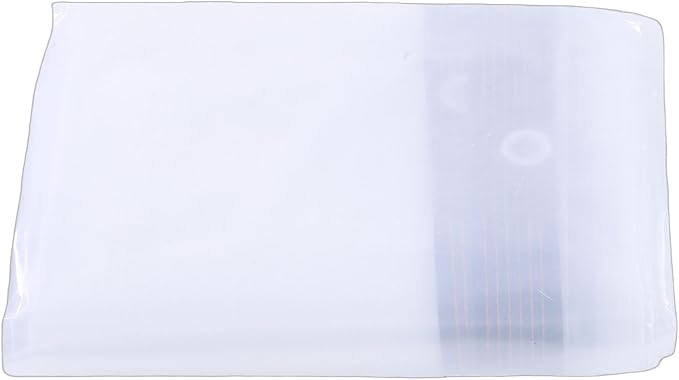 Heavy Duty Water Proof Chicken Coop Cover for Winter, Winterizing Insulation Clear Tarp with Metal Grommets, Ideal for Poultry Cage, Patio, Greenhouse & Garden, 2x3m