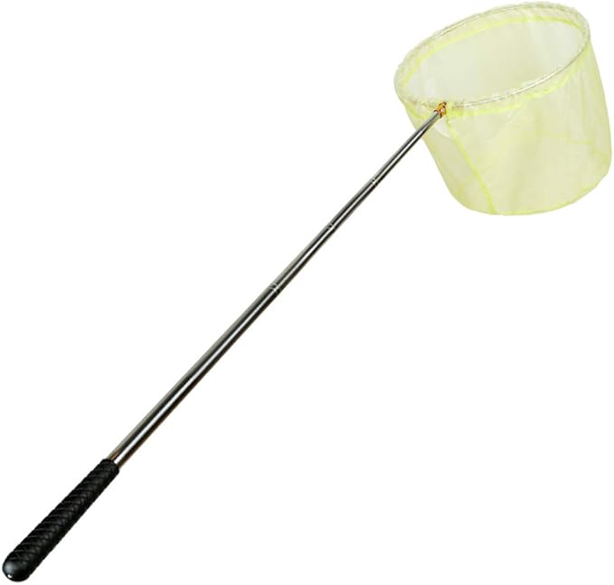 RESTCLOUD Bait Net and Fishing Landing Net with Telescoping Pole Handle Extends to 59 inches