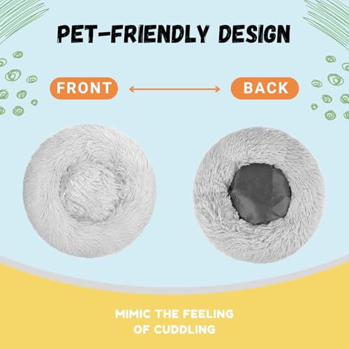 Bunny Bed Large Rabbit Hideout Soft & Comfortable - 15.7"L x15.7" W x4" H, Grey, Polyester - Image 4