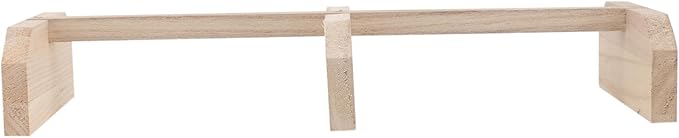 Wooden Chicken Perch Stand Roosting Bar for Coop with Smooth Polished Surface Natural Wood Exercise Rod for Hens and Roosters Easy Installation Brooder Supply