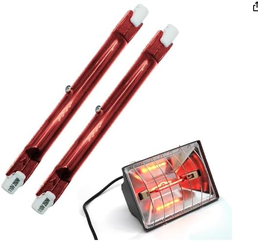 Chicken Coop Heat Lamp 250W Chicken Coop Heater Temperature Adjustable Chicken Brooder Heat Lamp Chicken Heaters for Chick Kitten Puppy Pets,（2PCS - Replacement Light bar）