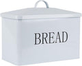 Metal Bread Box for Kitchen Countertop, Portable Multifunctional Kitchen Storage Box with Lid, Sturdy Metal Snack and Grain Storage Container for Home Use