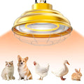 600 Watt Large Heat Lamp for Chicken Coop, Hanging Chicken Coop Heater - Gold, Metal by Micosong