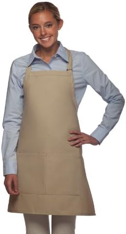 DayStar Apparel Bib Apron with Center Divided Pocket - Style #212