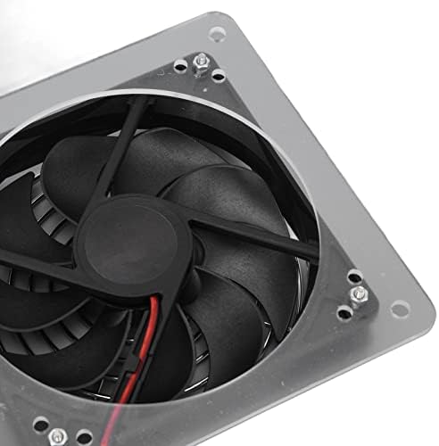 100W Solar Powered Fan Kit, 3000Rpm Dual Exhaust Fan Efficient Solar Fans with Solar Panel, Ventilation Fan for Home, Greenhouse, RV, Chicken Coop