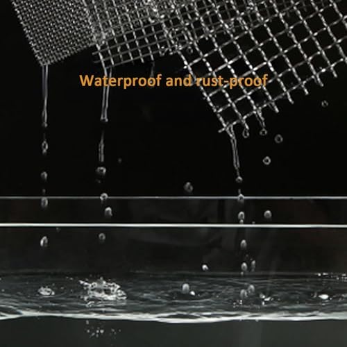 Stainless Steel Welded Wire Mesh, 1/2 Inch Chicken Coop Fencing, Heavy Duty Poultry Netting Roll, Durable 1mx8m (39inx26.2ft) Hardware Cloth for Chicken Run