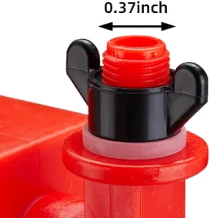 Red Chicken Waterer Gravity Water Cup Automatic Poultry Drinker | Conveniently use with Any Plastic Water Container or Bucket | No Float Design | 12 Cups