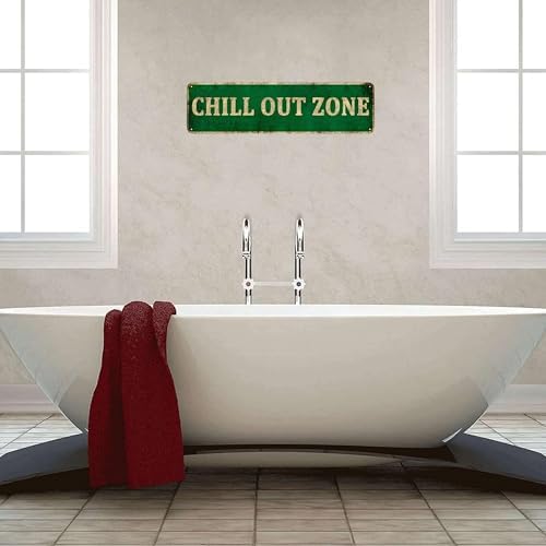 Metal Tin Sign - Novelty Street Sign for Home, Restaurant, Bar, Cafe, Garage, Farmhouse - 4''x16''