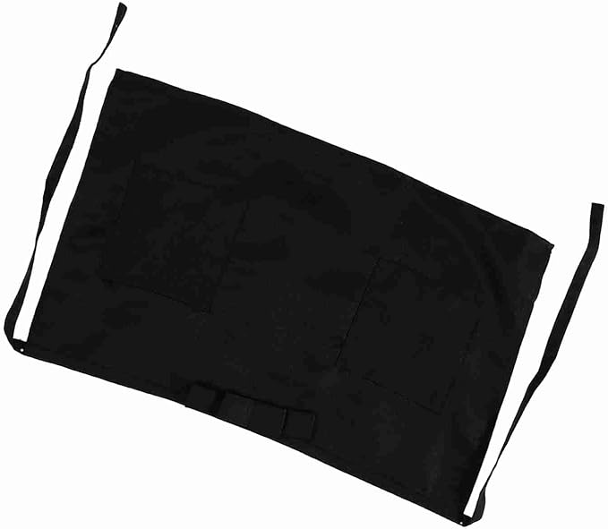 Ymiko Apron, Half Length Aprons With Pockets for Kitchen or Serving