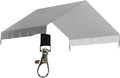 Chicken Coop Cover Cloth Canopy Reliable Weather Resistant Chicken Coop Cover Easy to Install for Patio, Gray