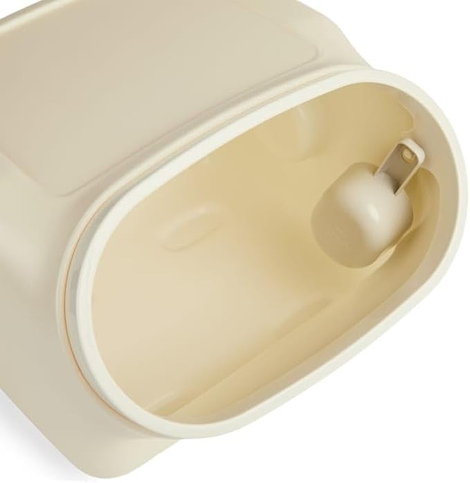 Reddy White Airtight Food Storage Container for Dogs, Medium, 25 lbs.