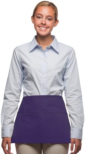 DayStar Apparel Style 100R - Reversible Three Pocket Waist Apron - Double Sided Waist Apron