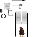 JVR Automatic Chicken Coop Doo Opener with Dusk to Dawn Light Sensor, Poultry Aluminum Chicken Coops Doors, Auto Chicken Door, Run Actuator Motor