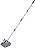 10-Inch Metal Chicken Poop Scooper & Rake with Long Stainless Steel Handle Coop Cleaning Tool