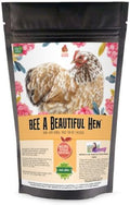 All Natural Mealworm and Herb Treat for Backyard Chickens, Healthy Backyard Chicken Feed and Supplies, BEE A Happy Hen (8 pounds)