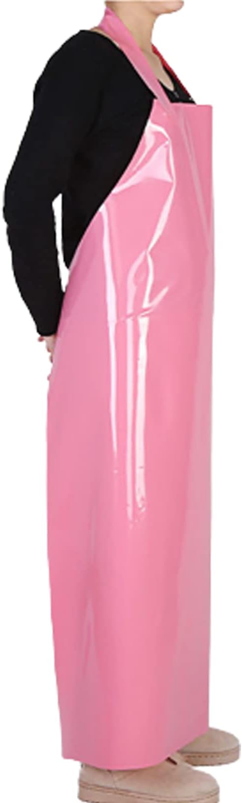 ELEBOX Waterproof Oil Proof Bib Apron Utility Apron Chemical Resistant Apron with Sleeve Work Apron Ultra Lightweight