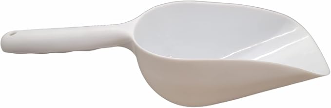 Handy Housewares Jumbo Plastic Scoop - 12" Large Food Scoop for Flour, Sugar, Cereal, Pet Food, Gardening (3 Pack)