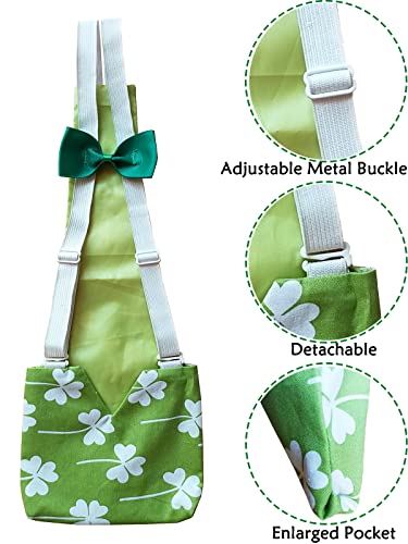 3 Pcs Chicken Diapers (M), Duck Diapers for Real Ducks Hens - For Approx. 1.5-3 lbs, PINK-GREEN, Cotton & Polyester, Waterproof and Adjustable - Image 2