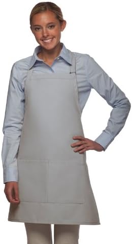 DayStar Apparel Bib Apron with Center Divided Pocket - Style #212