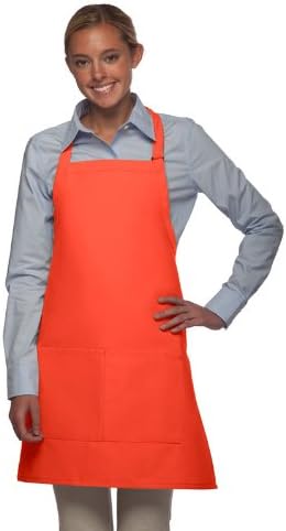 DayStar Apparel Bib Apron with Center Divided Pocket - Style #212