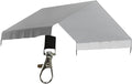 Chicken Coop Cover, Sturdy Chicken Cage Cover, Duck Coop Tarp Cloth Canopy for Farm Outdoor Patio, Gray