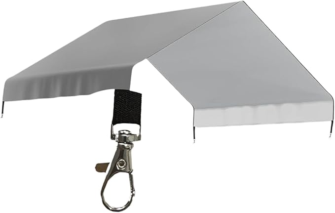 Chicken Coop Cover, Sturdy Chicken Cage Cover, Duck Coop Tarp Cloth Canopy for Farm Outdoor Patio, Gray
