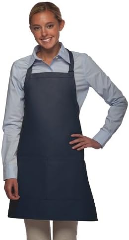 DayStar Apparel Bib Apron with Center Divided Pocket - Style #212