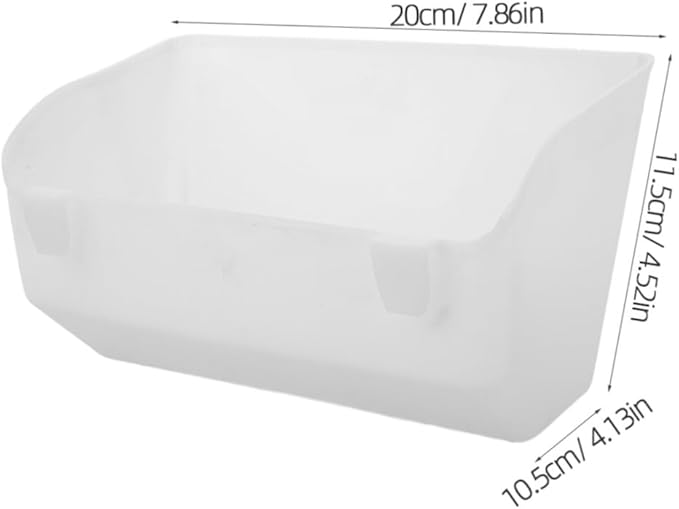 YARNOW 2pcs Hanging Chicken Feeder and Waterer Plastic Chick Feeder Deep Design for Poultry Farms Prevents Leakage and to Clean and Refill