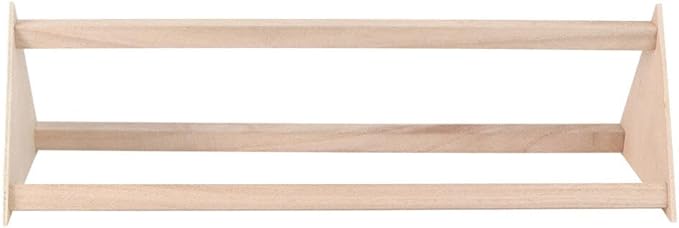 POPETPOP Chicken Perch - Wooden Chicken Roosting Bar Bird Perch Coop Accessories Chick Stand Trainning Toy Coop Toys for Hens Chicks Birds