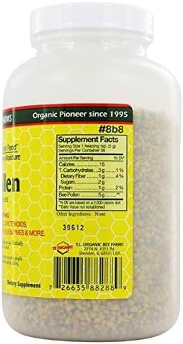 Bee Pollen - Low Moisture Whole Granulars - 10 oz (Pack of 3)