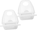 BESTonZON 2pcs Outdoor Parrot Food Container Bird Feeder Hanging No-Spill Bird Food Box for Cage and Wild