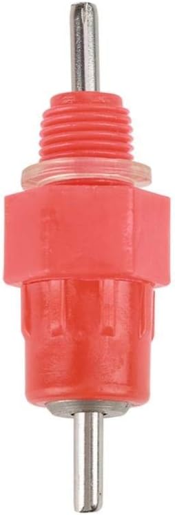 50Pcs Chicken Nipple Feeder, Automatic Chicken Waterer Nipple Drinker Feeders, Water Drinker Duck Hen Poultry Drinker, Fowl Drinker Kit for Chicken Quail Duck