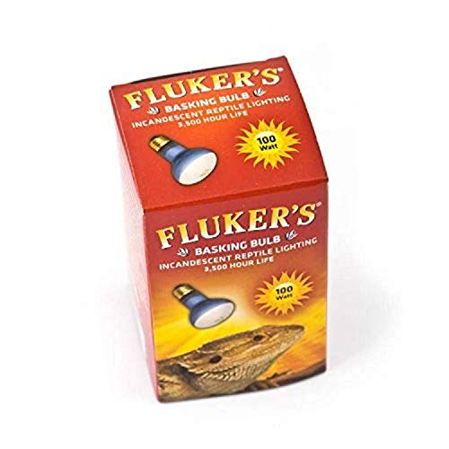Fluker's Incandescent Basking Spotlight Bulbs for Reptiles Tanks - 1 Count (Pack of 1), Incandescent Light, Ceramic, 100-Watt by Fluker's