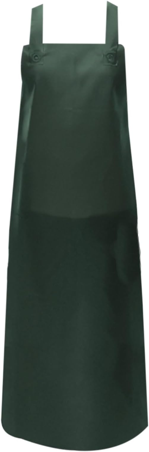 Extended Cowhide Apron Water Proof Oil-resistantly and Wear-resistantly Industrial Aprons H-shaped Shoulder
