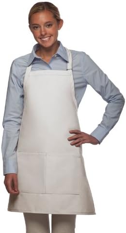 DayStar Apparel Bib Apron with Center Divided Pocket - Style #212