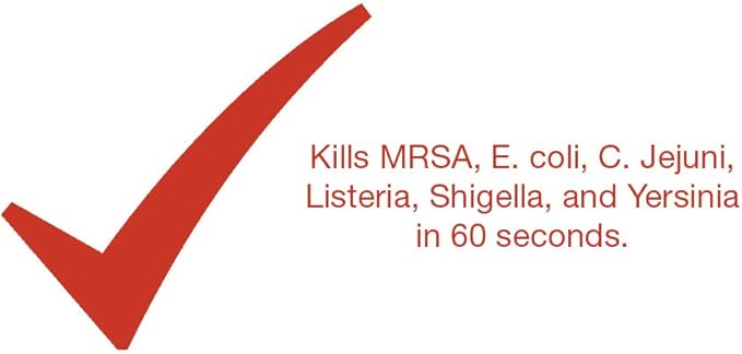 Bussit Clean Foodservice Surface Sanitizer & Cleaner, Spray and Wipe, Kills 99.9% of Kitchen Bacteria, 1 Quart (Each)
