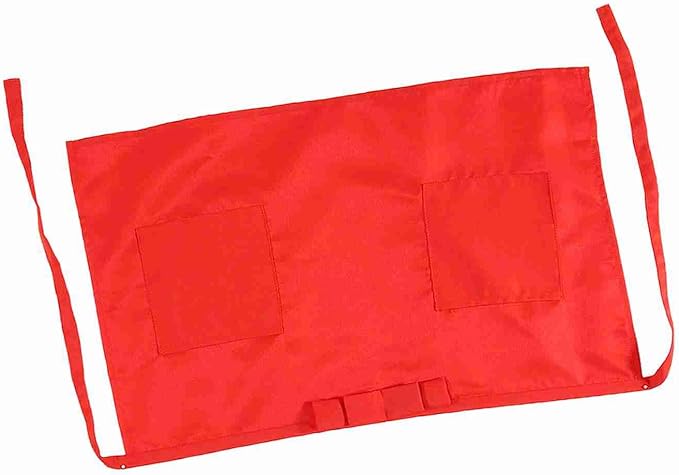 Ymiko Apron, Half Length Aprons With Pockets for Kitchen or Serving